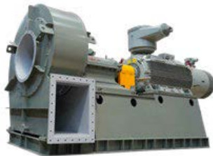 High Frequency Centrifugal Ventilator Fan Cast Iron 3600-2800000m³/H Total Pressure