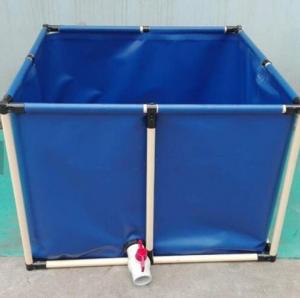  PVC Coated Customized Tarpaulin Fish Tank ,  3200L Cold Resistance Fish Tank Collapsible Fish Tank Manufactures
