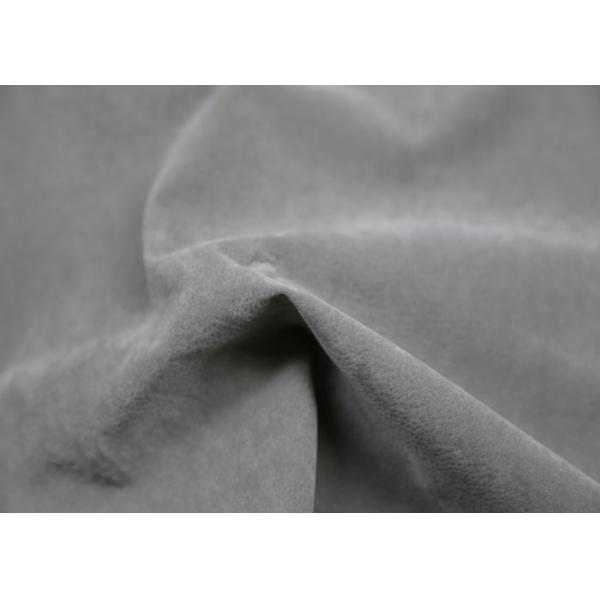 Grey Flocking Leather 0.7 Mm Thickness For Men ' S Jacket Ladies Boots