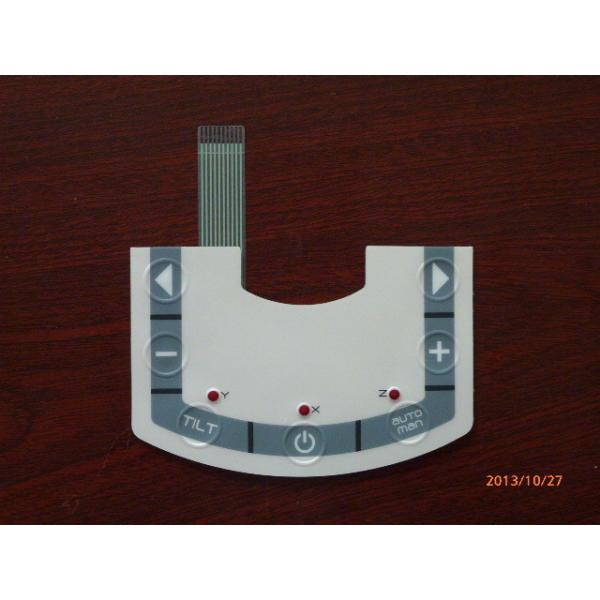 Commercial Tactile Backlit Membrane Switch For Control Panel , Low Power