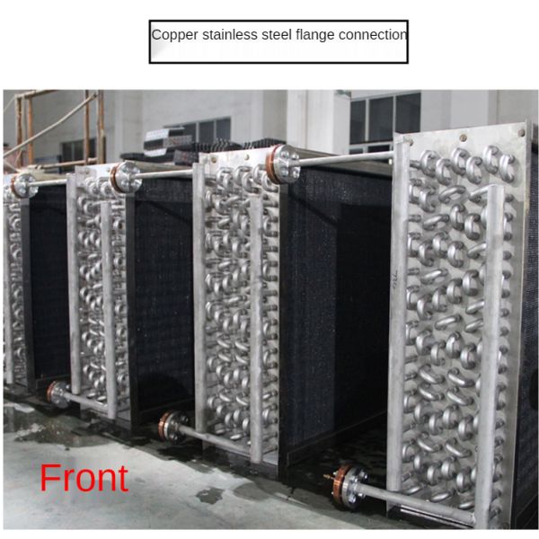 High Durability Copper Tube Fin Heat Exchanger For Chiller Water Cooling Area