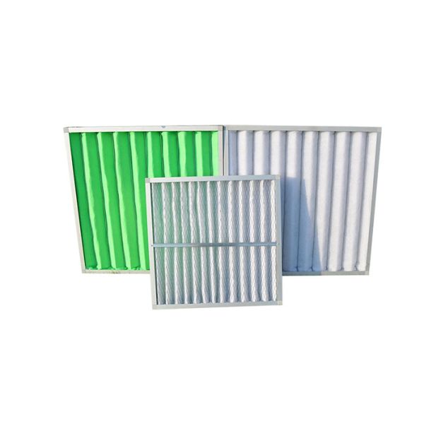Aluminum Frame MERV 11 Pleated Air Filter Synthetic Washable