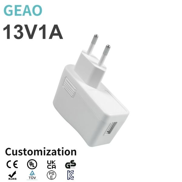 13V 1A USB Wall Charger Multi Protection Usb Port Wall Charger