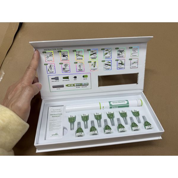 Customizable Print Logo Injection Pen Packaging Box | Fits Pen Needles & Cartridges | Cosmetic Medical Storage Boxes