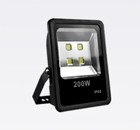 Cool / Warm White LED Outdoor Flood Lights Commercial Ip65 Black Shell