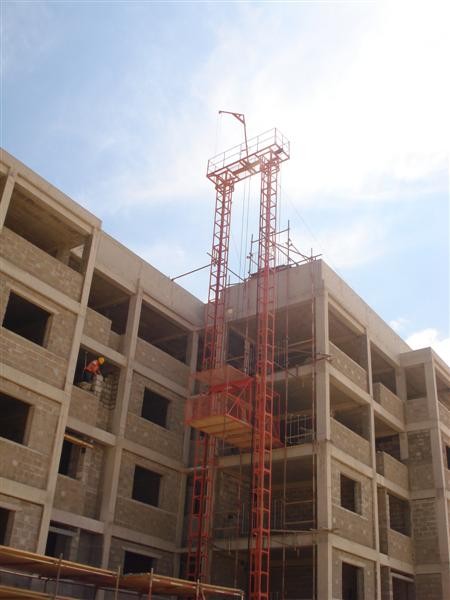 Custom 1200kg Material Construction Site Elevator 3.2 x 1.5 x 2.5m