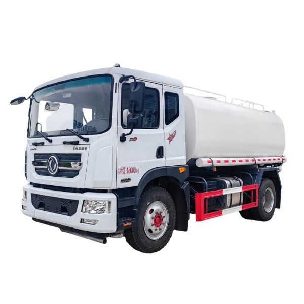 Single Bridge Dongfeng D9 15000liter Water Tanker Truck Dimensions L x W x H mm 7560x2500x3400mm