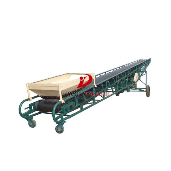 Mobile Handling System Powered Industrial Material Belt Conveyor System