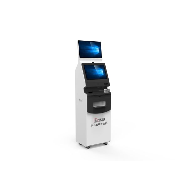 Multi Touch Screen Cash Payment Kiosk Wall Mounted With Encrypting Pin Pad