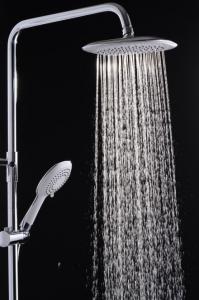 China Shower enclosures chroming shower tub faucet   shower kits with new design on sale