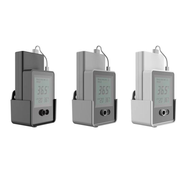 Mounted Temperature Black White Hospital AI Doorbell