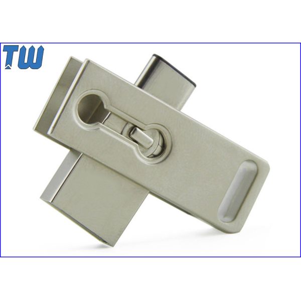 Rectangle Rotating USB 3.1 USB-C Dual Usb Port Usb 3.0 Flash Memory