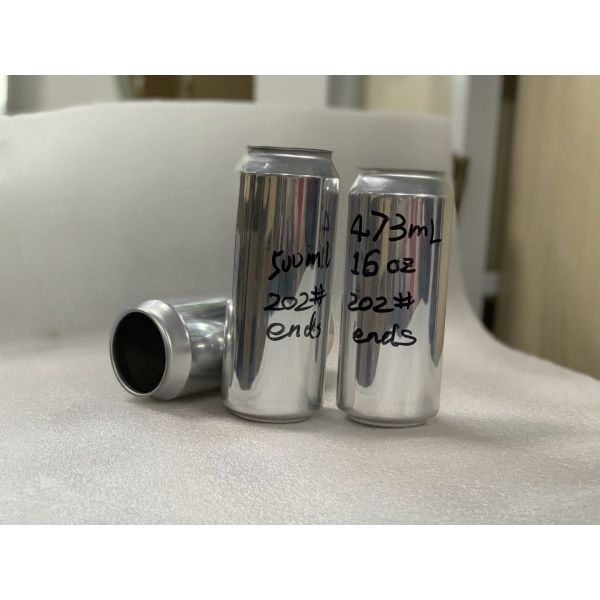 473ml Printed 12 Oz Brite Aluminum Beer Cans BPA Free