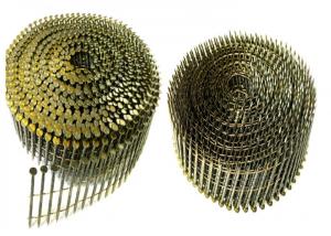 1-1/2 Length Metal Wire Nails Galvanized Smooth Spiral Shank Roofing Coil Nails Manufactures