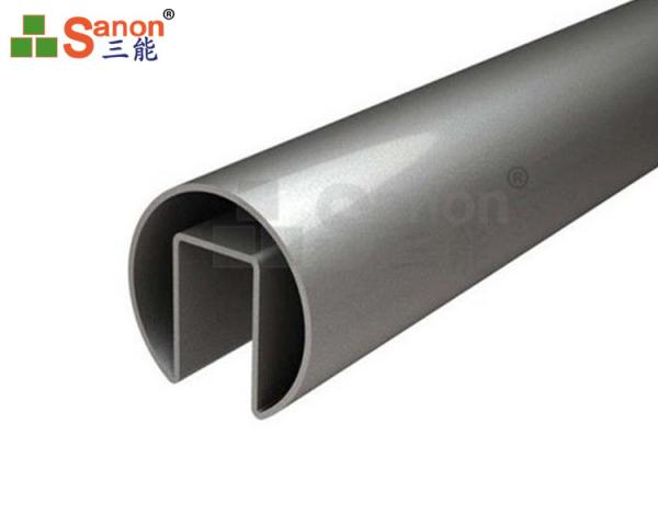 Quality Round 304 Stainless Steel Welded Tube Anti Corrosion For Glass Railing for sale