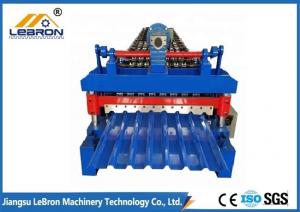  Service long time2018 new type color steel glazed tile roll forming machine PLC control automatic made in china Blue Manufactures