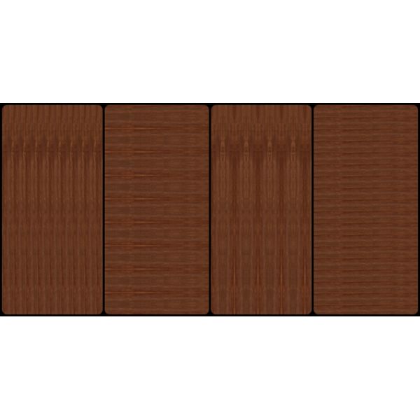 Color Makore Natural Wood Veneer Crown Cut Grain Customized Service