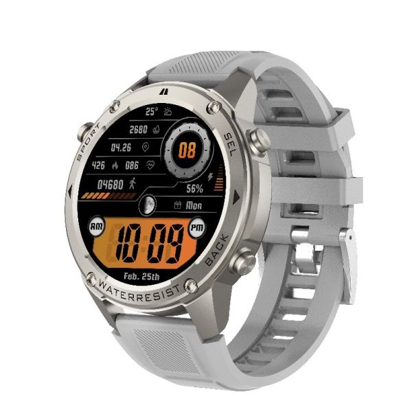 AMOLED Sport GPS Smartwatch DM56 L1+L5 Dual Frequency 5ATM Waterproof Compass Smart Watch