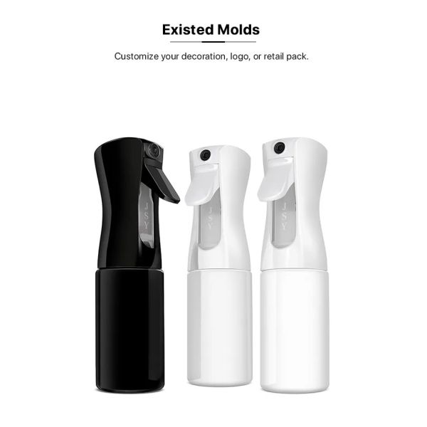 200ml Plastic Fine Mist Sprayer Bottle Water Continuous Spray Bottle For Hair Styling