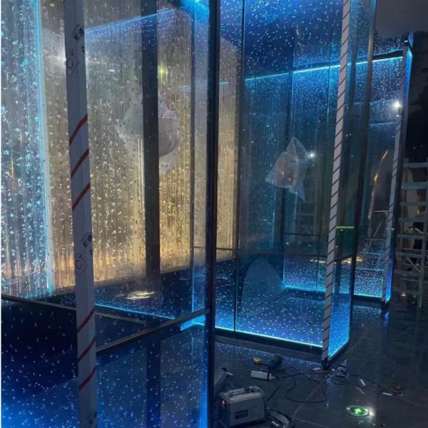 Flat And Curve Laminated Tempered Glass Solid Structure