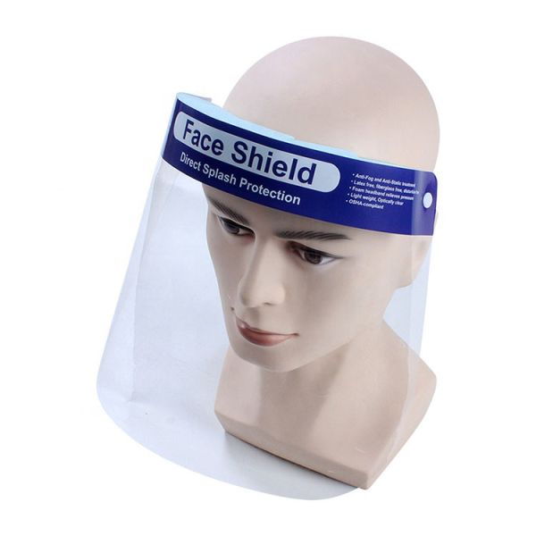Medical Clear Plastic Face Shield , Protective Face Shield Increased Air Flow