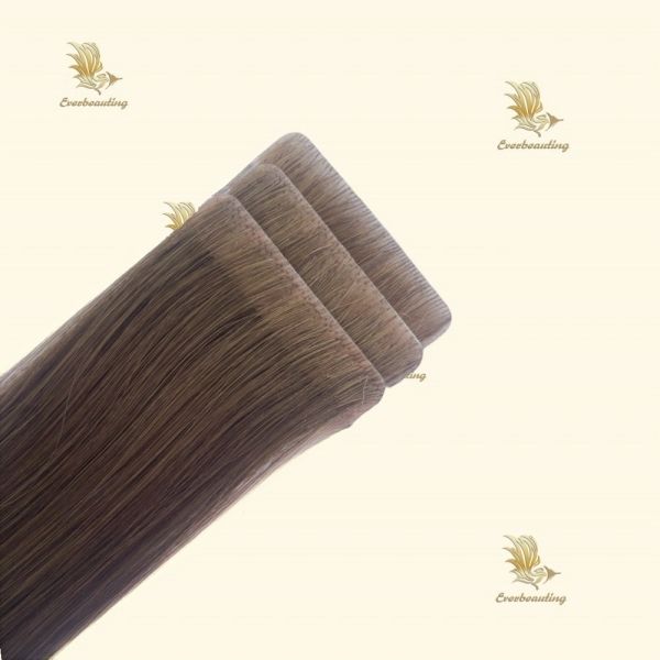 Pre-Bonded Style Tape Invisible Tape Human Hair Extensions with Thick and Seamless Ends