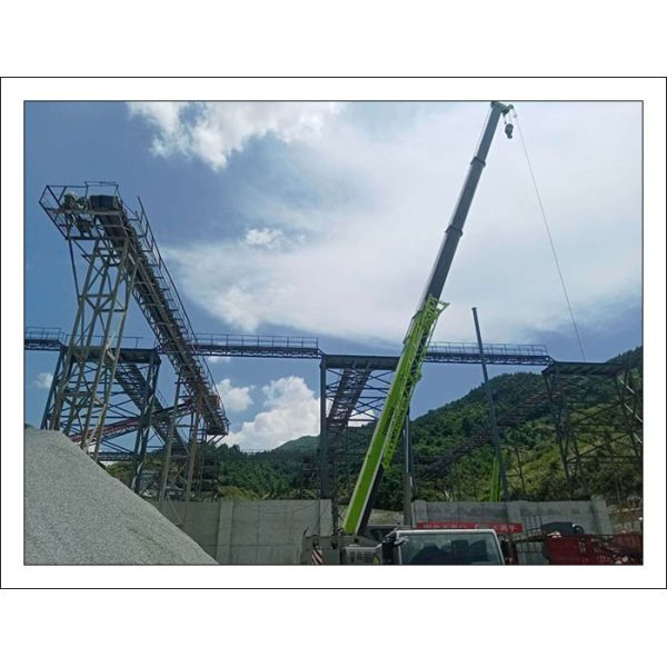 Mobile Powder Bulk 1000mm Horizontal Belt Conveyor