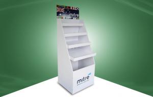  5 Shelf Cardboard Display Stands , Free Standing Cardboard Displays For Mixture Products Manufactures