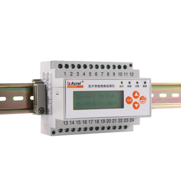 Acrel AIM-M100 Medical Intelligent Insulation Detector Fault Location Device Din Rail Installation For Medical IT System