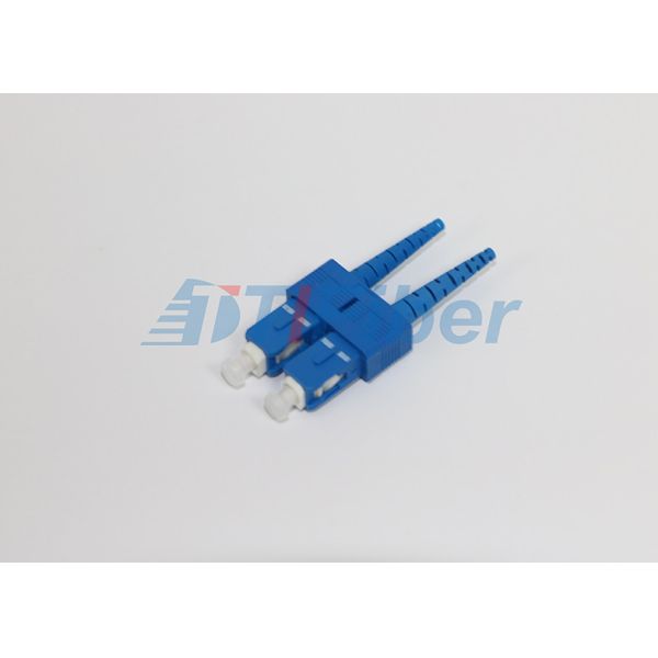 SC / PC Fiber Optic Connectors For Fiber  Patchcords , Multimode Fiber Connectors