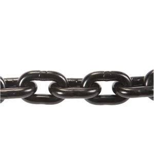  48kN Test Load G80 8mm Blacken Finished Lifting Chain Iron Chain for Hoist Manufactures
