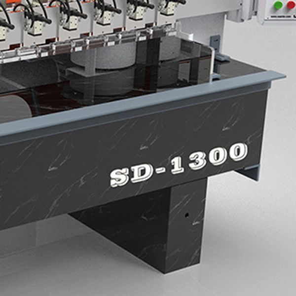 Powerful 0-6m/Min Electric Acrylic Cloth Wheel Polishing Machine 1500rpm Rotating Speed