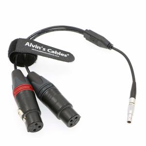China Durable Audio Video Cable 5 Pin To Two XLR 3 Pin Female Audio Input Custom Length on sale