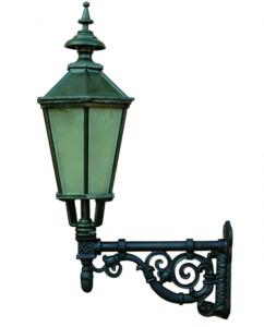 China Cast Iron Antique Garden Wall Lamp Waterproof Outdoor Decoration 25kg on sale