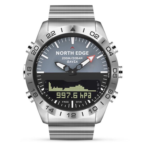 1.8In Waterproof Smart Electronic Watch 220mAh For Altitude Barometric Compass Temperature