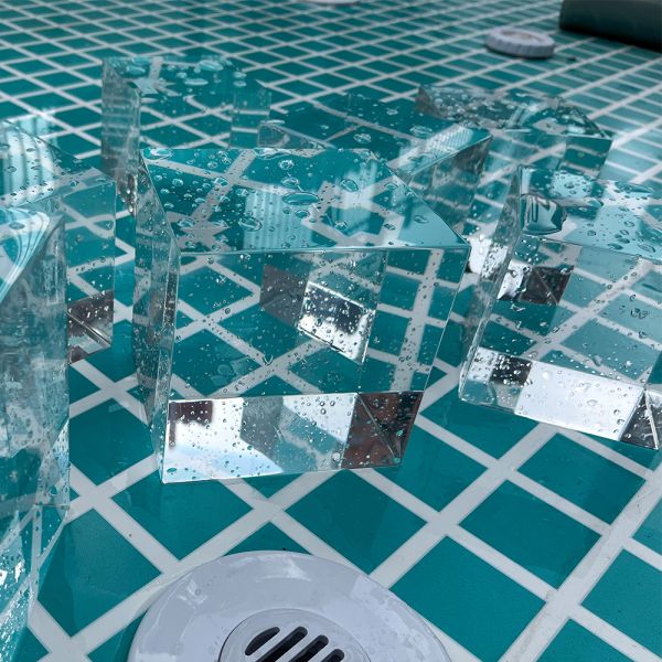 Outdoor Overground Villa Pool with 4 Side Transparent Panel and Acrylic Material