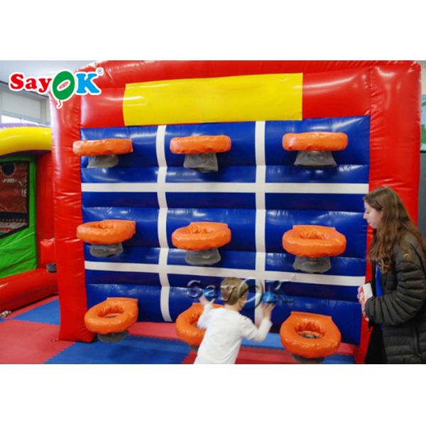 Inflatable Lawn Games OEM Inflatable Basketball Hoop Toys Interactive Kid Inflatable Basketball Game