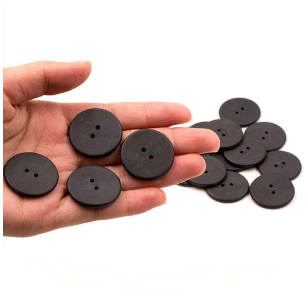 PPS UHF Washable RFID Tag Sticker , RFID Button Tag Heat Resistant For Laundry System