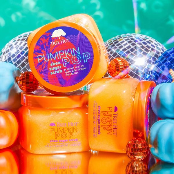 Fragrance Free Pumpkin Pop Shea Sugar Exfoliating Sugar Body Scrub Hydrating