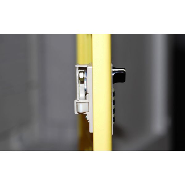 Yellow Door Employee Storage Lockers 4 Tier With Master Combination Padlock