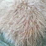 Long Hair Sheepskin Real curly Sheep fur pillow Mongolian lambswool Cushion