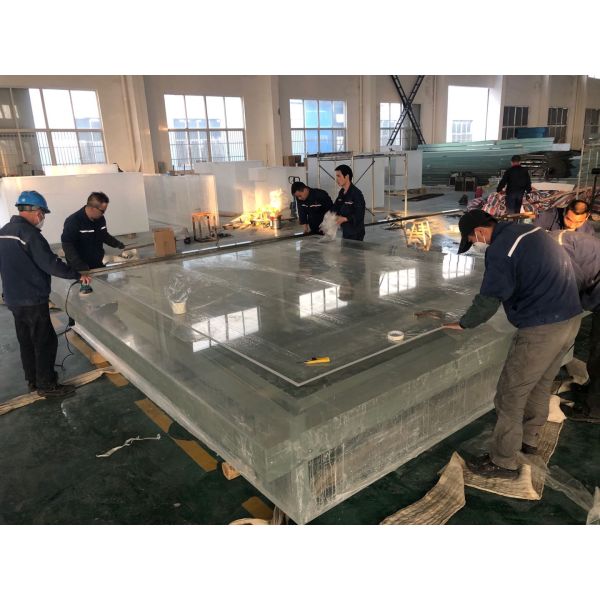 High Surface Hardness Acrylic Outside Swimming Pool with Super Thick Perspex Glass