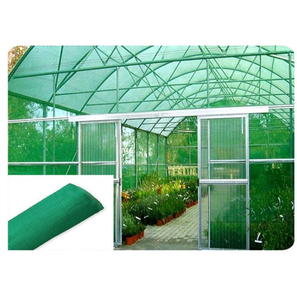 50m Length Plastic Mesh Netting 99% Shade Rate Green Greenhouses Sunshade