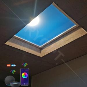  60*60 300W Surface Mounted LED Panel Light Blue Sky Lamp For Home Manufactures