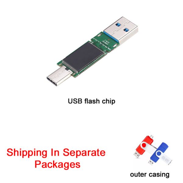 2.0 3.0 Usb Flash Drive Chip 2 In 1 USB OTG Chip PCBA Chip 8GB 16GB 32GB 64GB 128GB