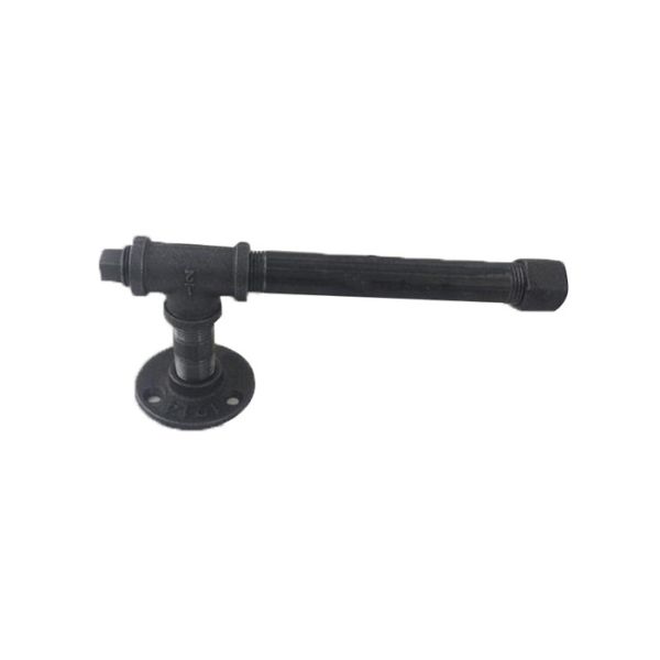 3/4 Black Industrial Pipe Toilet Paper Holder Carbon Steel Nipples BSPT / NPT Thread