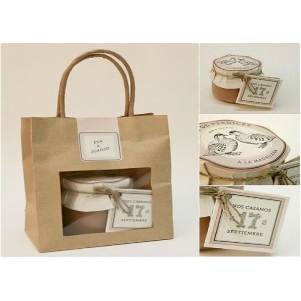 Gift paper bag with window - fashion & beautiful