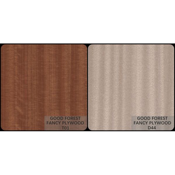 Makore Fancy Plywood Board Veneer Sapele Mahogany Plywood Customized