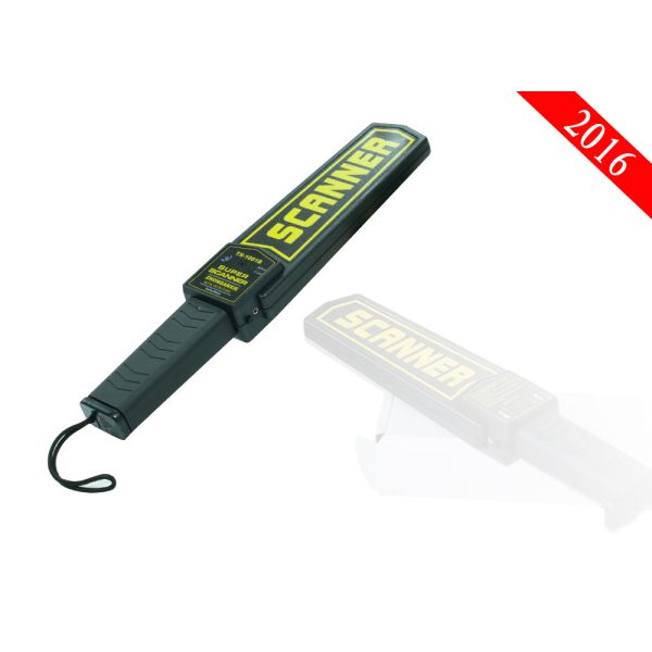 Professional Hand Held Metal Detector Scanners 9V 6F22 Battery Optional