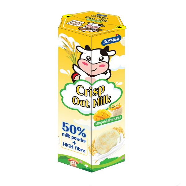Mango Glutinous Rice Crisp Oat Milk Chewy Milk Mouthwatering Shape Candy High Standards
